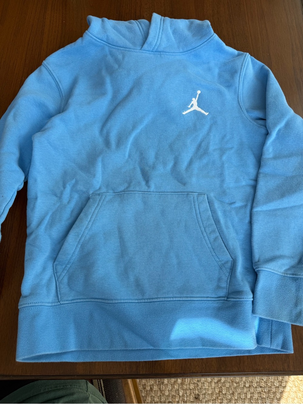 Jordan Light Blue Crewneck Sweatshirt with Jumpman Logo